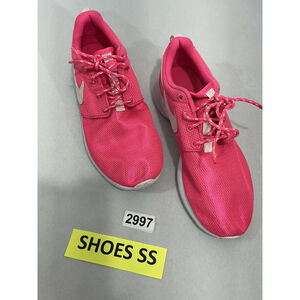 Youth Girls Nike 599729-609 Size 6 Pink Mesh Lace Up Running Sneakers NWOT